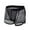 Black, variant on Men's Boxer Briefs Mesh Solid Color Fitness Breathable Underwear (Hot Pink,M)