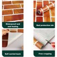 thumbnail image 3 of Wallpaper stripping tiling contact paper artificial brick stripping wallpaper, 3 of 5