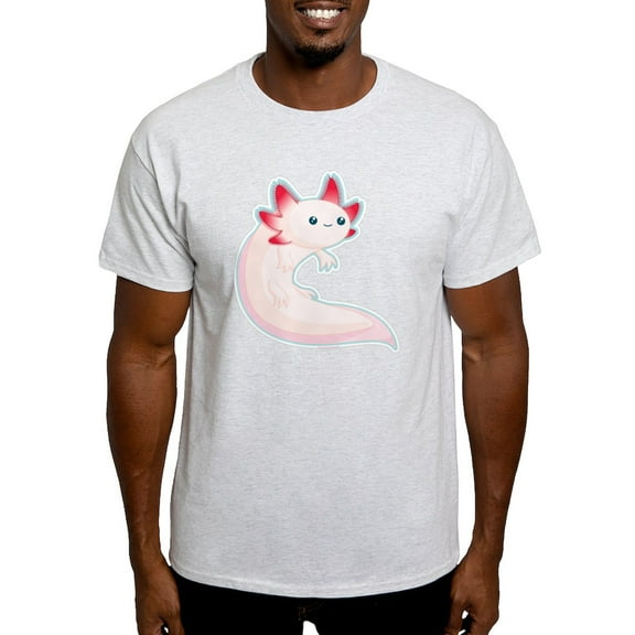 CafePress - Axolotl Light T Shirt - Men's Classic Graphic T-Shirt