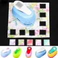 thumbnail image 1 of Postage Stamp Puncher for Paper Crafts Rectangular Stamp Decorative Shapes Punch Lever Action Craft Paper Punch for Scrapbooking Card Making DIY Gift Tags, 1 of 8