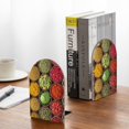 thumbnail image 5 of Lsque Spices And Herbs Printed Wood Bookends,Non-Skid Bookend for Shelves,Heavy Duty Support Bookends,Non-Slip Foam Pads for Office, Home, and Library,1 Pair, 5 of 8