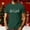 (Casual 88)Green, variant on DayScoop Mens Short Sleeve T-Shirts Casual T Shirt Summer Christmas Print Sports Fashion Round Neck Top Shirts