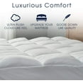 Ultra Plush Mattress Topper Overfilled Deep Pocket Pillowtop Topper