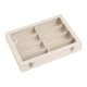 thumbnail image 4 of Vitrina para gafas, organizador de gafas de sol, almacenamiento para escritorio, viajes y dormitorio. Beige, 4 of 6