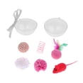 thumbnail image 1 of Milaget Play Training Interactive Cat Vary Balls,Rat,Spring--Cat Toys Pack Set Pink, 1 of 9