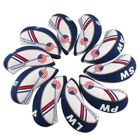- Craftsman Golf USA Flag Neoprene Golf Club Head Cover Wedge Iron Protective Headcover