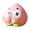 Multicolor A, variant on Bubble Blowing Squishy, Fruit Shape Table Ornament with Soft Silicone Nose, Birthday Gift