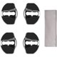 thumbnail image 1 of Cubierta de cerradura de puerta compatible con Tesla Modelo 3 Modelo Y Modelo S JM JM, 1 of 5