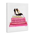 thumbnail image 2 of The Stupell Home Decor Collection Fashion Books and Black Heels Canvas Wall Art, 2 of 5