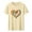AA-Khaki, variant on Ropa de Verano Para Mujer! lcziwo T Shirts for Man Summer Going Out Tops Loose Crewneck Short Sleeve Shirts Cotton Basic Tees Novelty Heart Graphic Print Blouse Khaki S