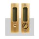 thumbnail image 1 of Manija de puerta retráctil con llave, cerradura de puerta corredera, manija de puerta empotrada de 160mm (latón), 1 of 5