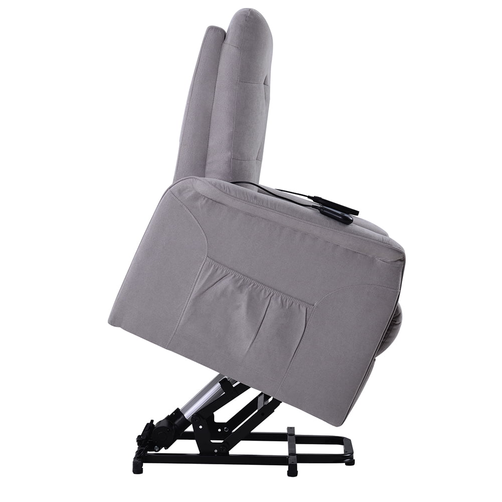 Private Jungle Power Lift Chair for Elderly with Adjustable Massage Function, Heat Recliner Chair for Living Room, Light Grey Private Jungle Power Lift Chair for Elderly with Adjustable Massage Function, Heat Recliner Chair for Living Room, Light Grey