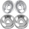 thumbnail image 1 of HLONK Stove Drip Pans for Electric Stove - 4 Pack, 1 of 5