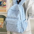 thumbnail image 6 of Weebloom Large School Backpack For Kids Girls Cute Heart Print Daily Large Capacity Backpack Bookbag Middle High School College Blue, 6 of 6