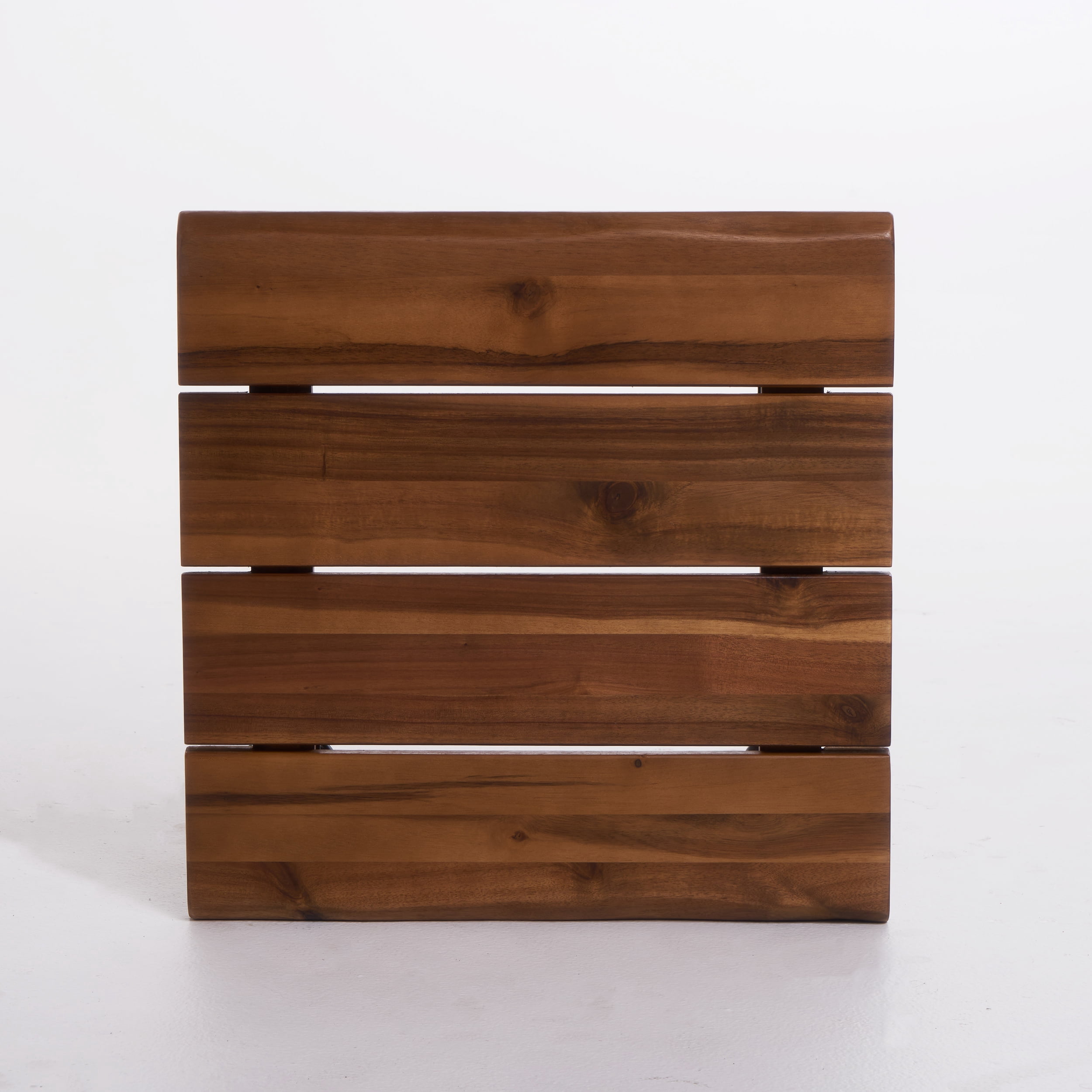 Industrial Wood And Metal Accent Table