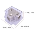 thumbnail image 2 of xinxixnxx Car Audio Amplifier Power Distribution Blocks Out Ground Distributor Professional Wear-resistant Automotive Protection Box, 2 of 6