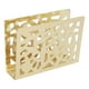 thumbnail image 1 of Servilletero de acero inoxidable, soporte de pañuelos Vertical esmerilado de Metal, decoración de mesa de comedor para el hogar, oficina, dorado, 1 of 12