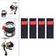thumbnail image 5 of Carrete negro de 4 piezas, cinturón elástico, aparejos duraderos, herramientas , cinturón , carrete Accs , M M DYNWAVEMX Cinturón de carrete de pesca, 5 of 8
