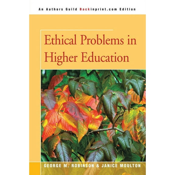 Ethical Problems in Higher Education, (Paperback)