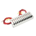 thumbnail image 1 of Dash Mount Switch Panel, Rust  12 Gang Switch Panel Polished Surface4 15A Solid Construction Stainless Steel  For Trucks, 1 of 8