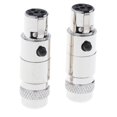 thumbnail image 3 of funtasica 4x Mini XLR 4-Pin 5MM Gold Plated Connectors Sockets, Stable And Reliable, 3 of 8