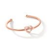 13.Heart Knot with CZ-Rose Gold