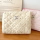 thumbnail image 4 of Bolsa de cosméticos acolchada, bolsa de cosméticos con cremallera, bolsa de aseo para mujeres y niñas, 4 of 6