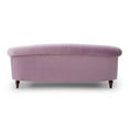 thumbnail image 2 of Maklaine Contemporary 84" Tufted Hardwood Sofa in Lavender, 2 of 10