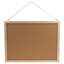 DIAEDGE 1 Set Double-Sided Cork Bulletin Board for Walls Home and Office Use Multi-Functional Message Board Easy to Hang Cork Board Space-Saving Design