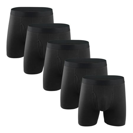 

5Pcs/lot Boxershorts Man Underpants Long Boxers Men Underwear Cotton Shorts Breathable Shorts Boxers Gay cueca boxer