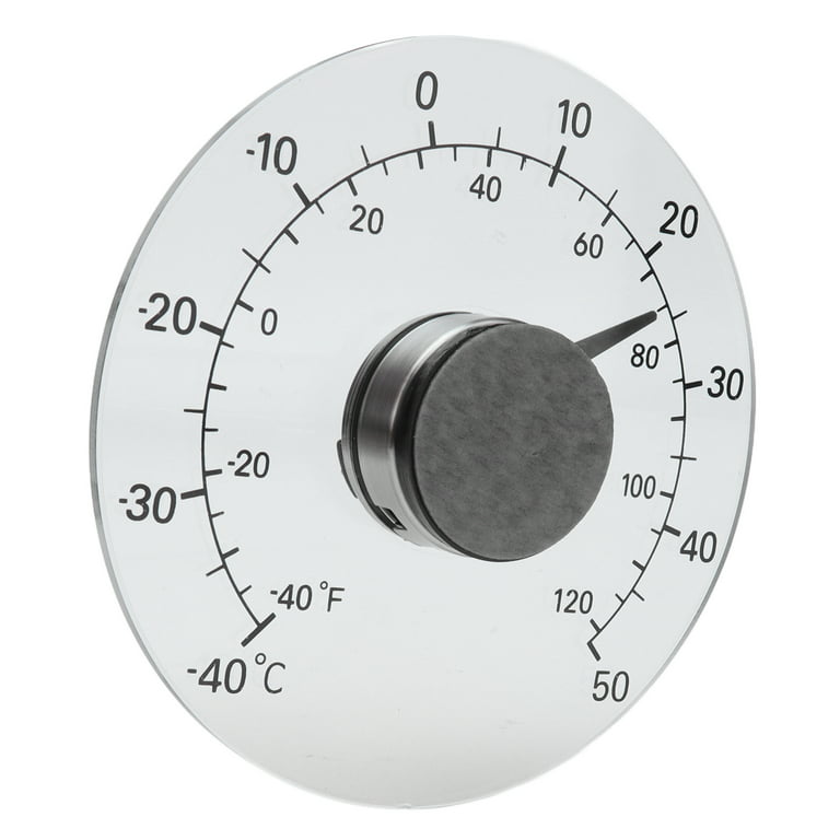 Outdoor Thermometer Adhesive Transparent Waterproof Door Window Temperature  Meter For Farm Home