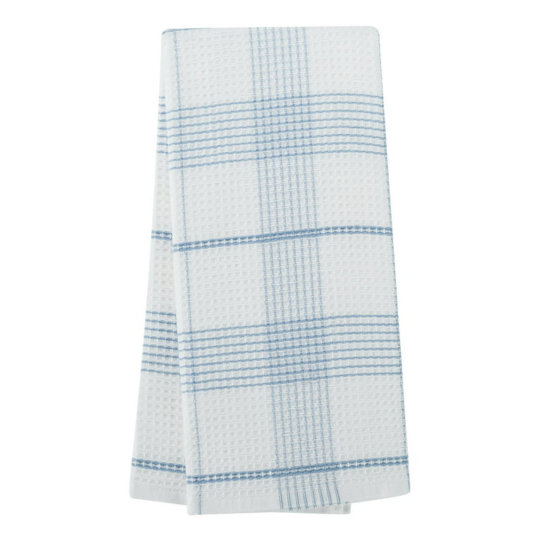 PY HOME & SPORTS Kitchen Towels Set of 4, 100% Cotton 14x14 Waffle Weave  Dish Towels, Super Absorbent Kitchen Hand Dish Cloths for Drying and