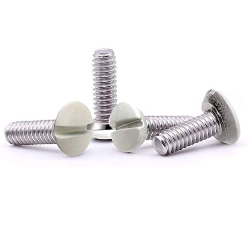 IDGGDI 100 Pcs 5/16 Inch Long 632 Thread White Wall Plate Screws