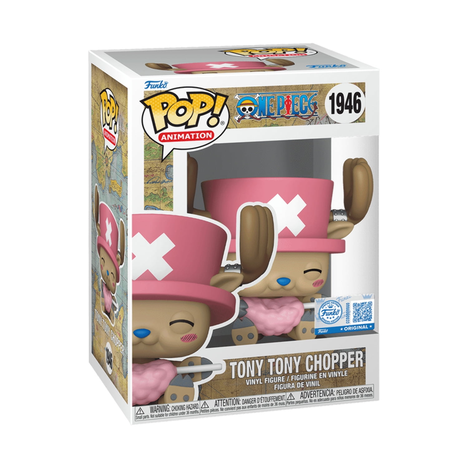 Pop Animation One Piece 3.75 Inch Action Figure Exclusive - Tony Tony Chopper with Cotton Candy #1946