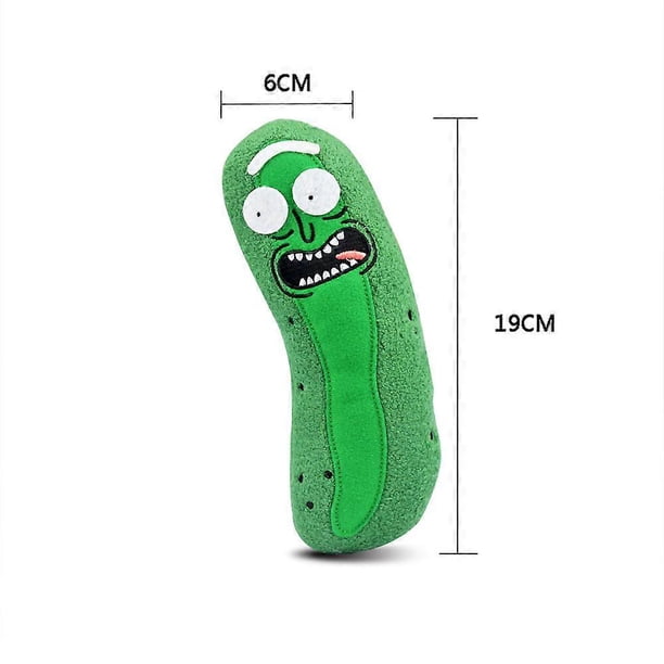 Cute Cartoon Cucumber Pickle Rick Plush Doll Toy Soft Pillow Kids Stuffed Toy Accessory Gift