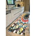 thumbnail image 3 of Car Mat Rug, Modern Rug, Stair Rug, Fractal Pattern Rug, Customs Rugs, Colorful Rug, Hallway Rug, Fractal Glass Effect Rug, Non Slip Rugs, 5.2'x7.5' - 160x230 cm, 3 of 7