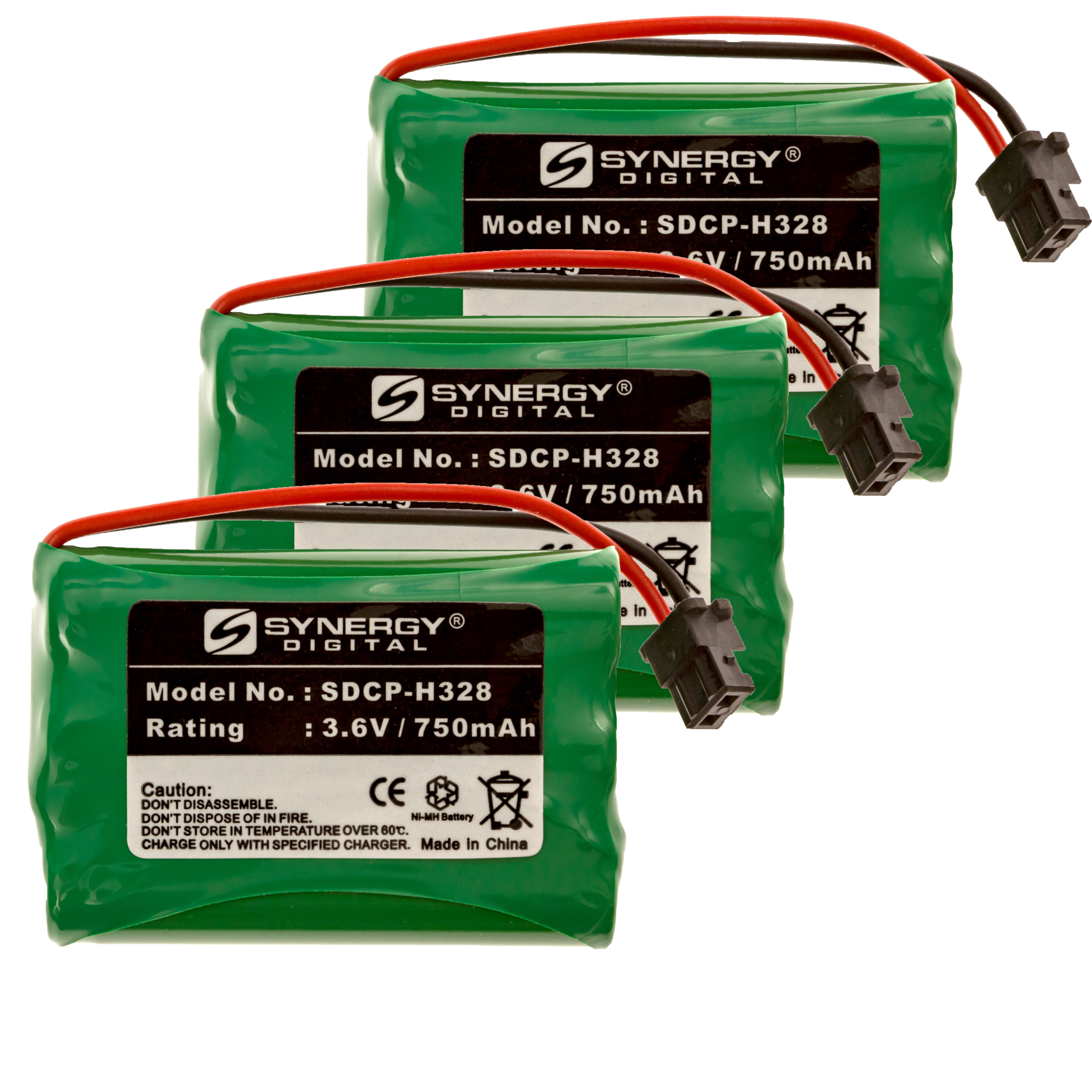 Synergy Digital Cordless Phone Batteries, Works with Uniden DCT75854
