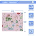 thumbnail image 5 of GZHJMY Flower Animals Wash Cloth Set of 6, 12 x 12 Inch Cotton Baby Washcloths Absorbent and Super Soft Feel Fingertip Towel Face Towels for Bathroom, Gym, Spa, 5 of 7