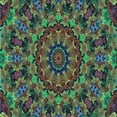 thumbnail image 1 of Ahgly Company Machine Washable Indoor Square Transitional Burgundy Brown Area Rugs, 7' Square, 1 of 7