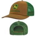 thumbnail image 1 of Gorro de malla John Deere Moline TM LP86114, marrón y verde, 1 of 1