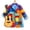 B, variant on Dolly The Coat of Many Colors 2D Acrylic Hanging Ornament Set, Colorful Patchwork Coat Guitar Themed Pendants, Christmas Tree & Wall Decor Gift for Country Music Fans
