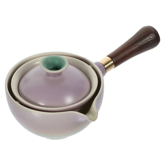 unbranded  Household Tea Kettle Portable Cup with Infuser Teacups Travel Purple