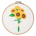thumbnail image 4 of Abbracc 1 Set Stamped Cross Stitch s Needle Cotton Thread Embroidery Cloth 33cm/13[, 4 of 9