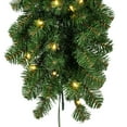 thumbnail image 6 of Vickerman 9' Grand Teton Artificial Christmas Garland, Warm White LED Mini Lights, 6 of 8