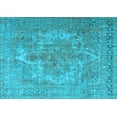 thumbnail image 1 of Ahgly Company Indoor Rectangle Persian Light Blue Bohemian Area Rugs, 2' x 3', 1 of 4