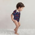 thumbnail image 4 of Daiia Mandalas Dragonfly Printed Unisex-Baby Short Sleeve Onesies Bodysuits Baby Climbing Clothes Soft and Comfortable Romper with Expandable Shoulder Design-12 Months, 4 of 8
