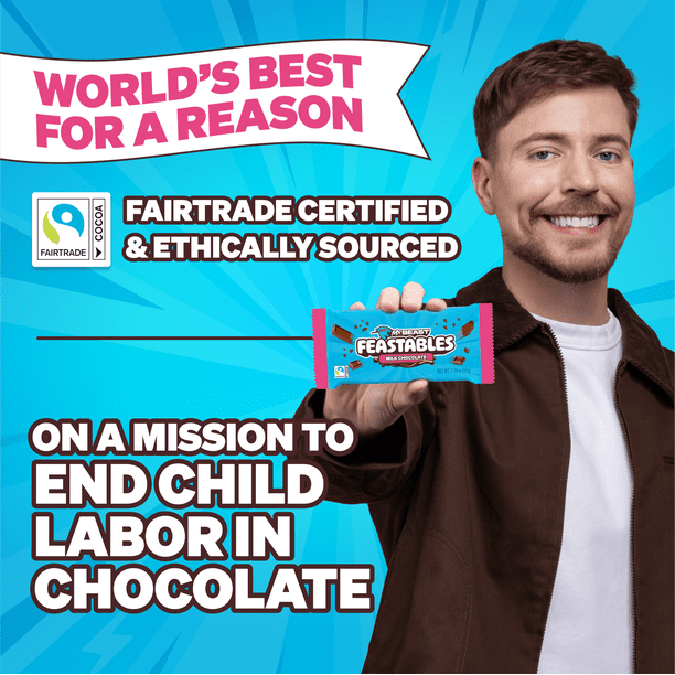 Feastables MrBeast 4pk - Candy supplies for ecommerce - Walmart