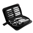 thumbnail image 1 of Clippers de uñas Conjunto Acero inoxidable Manicure Tijeras Kit Travel Reutilizable Toenail Salon Pedicure Dormitorio Paquete de recorte de 9 Inevent CE001730-00, 1 of 7