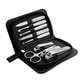 thumbnail image 1 of Clippers de uñas Conjunto Acero inoxidable Manicure Tijeras Kit Travel Reutilizable Toenail Salon Pedicure Dormitorio Paquete de recorte de 9 Inevent CE001730-00, 1 of 7