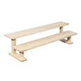 thumbnail image 4 of GROWTH TANK Figure Display Stand Storage Shelf Decoration Multifunctional Perfume Organizer Wooden Display Riser for Cosmetics Countertop 2 Tier 50cm, 4 of 9